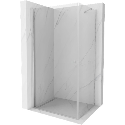 Mexen Pretoria сгъваема душ кабина 85 x 90 см, прозрачна, хром - 852-085-090-01-00 (852-085-090-01-00)