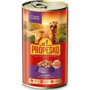 Propesko Dog Консерва с телешко и пилешко в сос 1240 г