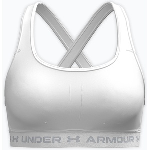 Under Armour Спортен сутиен Under Armour Crossback Mid white/white/halo gray