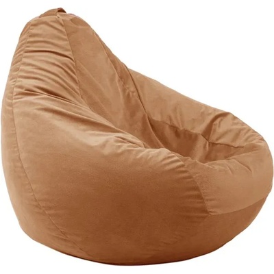 Pufrelax Пуф круша 320л. , Nirvana Grande, Creamsicle, Перящ се калъф, Пълнеж от Полистиролни перли, Гама Premium