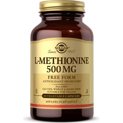 Solgar L-Metionín 500 mg 90 kapsúl