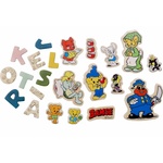 Bamse Магнитна игра Героите на Бамзе и букви, 64 части