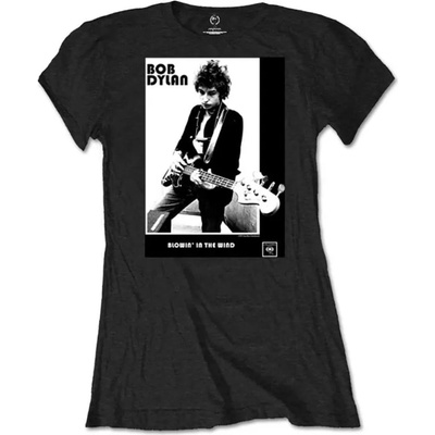 Bob Dylan Blowing in the Wind Black M Дамски Риза (DYLTSP03LB02)