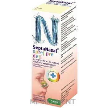 Septanazal sprej pre deti aer.nao.1 x 10 ml