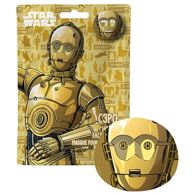 Mad Beauty Star Wars C3PO plátienková maska s medom 25 ml