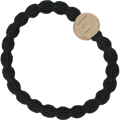 By Eloise London Letter Charms Gold Ластик за коса цвят M Black