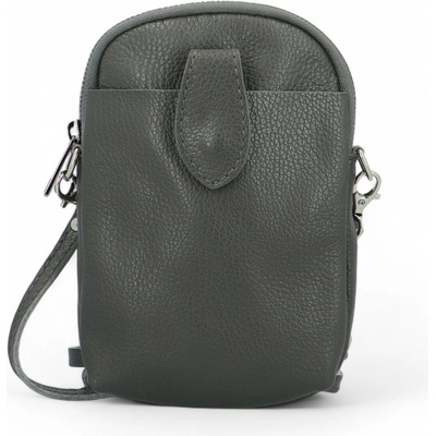 Trendy dámská kožená MINI crossbody Betsy tmavě šesdá
