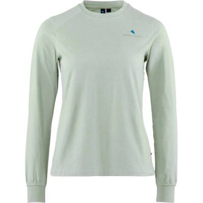 Klättermusen Дамска тениска Klättermusen Women's Root Logo L/S Tee Longsleeve - Sea Foam (916-6429-0213)