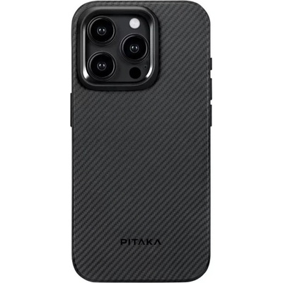 Pitaka MagEZ Pro 4 600D case, twill - iPhone 15 Pro Max čierne/sivé