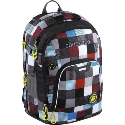 Coocazoo RayDay Checkmate Blue Red