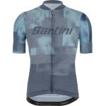 Santini Фланелка с къс ръкав за колоездене Santini Forza Indoor Jersey Cycling jersey - Nautica - размер XXL (056-4350-0115)