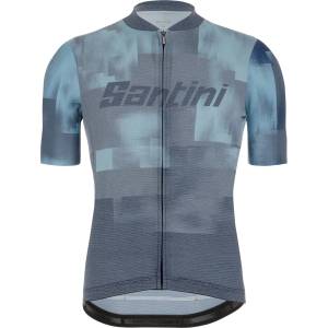 Santini Фланелка с къс ръкав за колоездене Santini Forza Indoor Jersey Cycling jersey - Nautica - размер XXL (056-4350-0115)