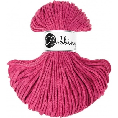 Bobbiny bavlněná šňůra JUNIOR 3mm Dopamine PINK