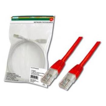 ASSMANN DIGITUS DK-1511-010-R : : U-UTP, Cat. 5e, 1.0 м, AWG26-7, червен
