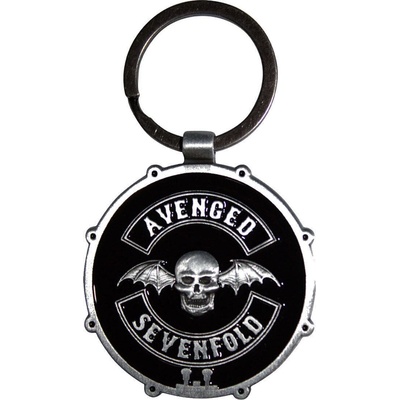 Avenged Sevenfold Deathbat Crest Drum Ключодържател (ASKEY03)