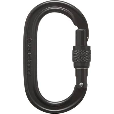 Black Diamond Карабинер с щифт Black diamond Oval Keylock Screwgate Carabiner Screwgate carabiner - Black - размер One Size (321-0312-0111)