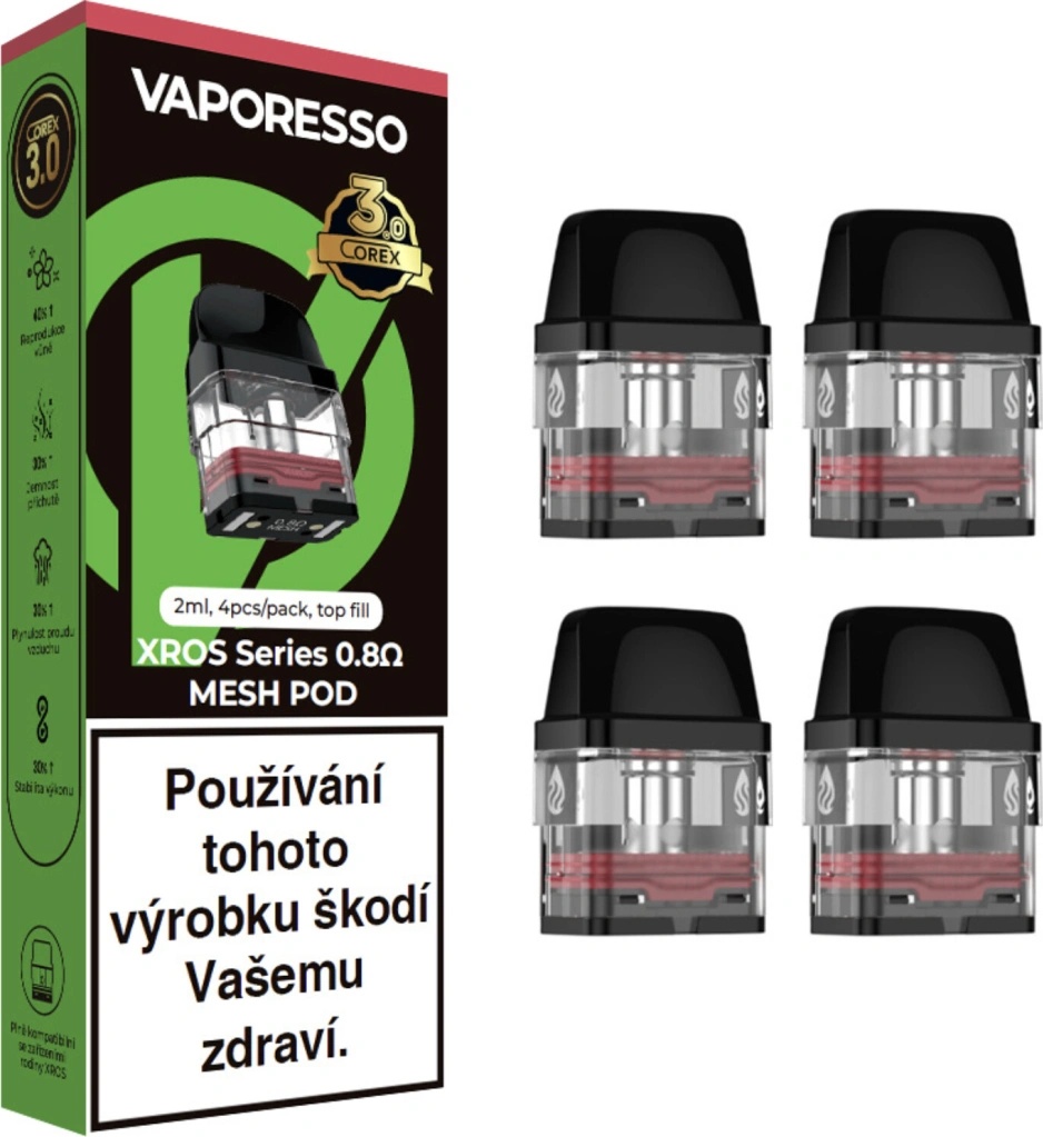 vaporesso xros pod 0.8 ohm Vaporesso XROS Pod Aurora: Quick Clouds Vape Shop Coils/Pods/Glass