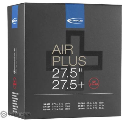 Schwalbe AIR PLUS 27.5x2.10/3.00" duše, galuskový 40 mm