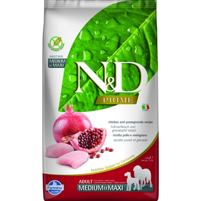N&D PRIME DOG Adult Medium & Large Chicken & Pomegranate 2,5 kg