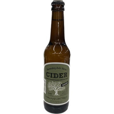 Kácovka CIDER Řemeslný dvůr Kácov suchý 4,5% 0,33 l (sklo) – Zboží Dáma