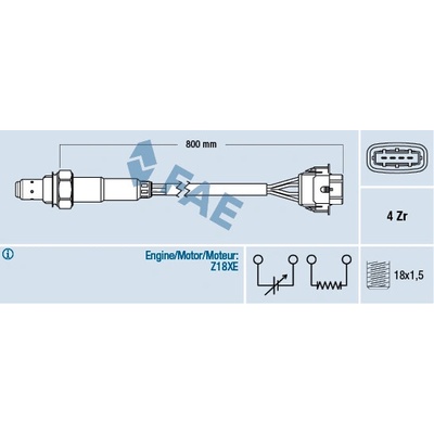 Lambda sonda FAE 77247