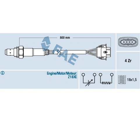 Lambda sonda FAE 77247