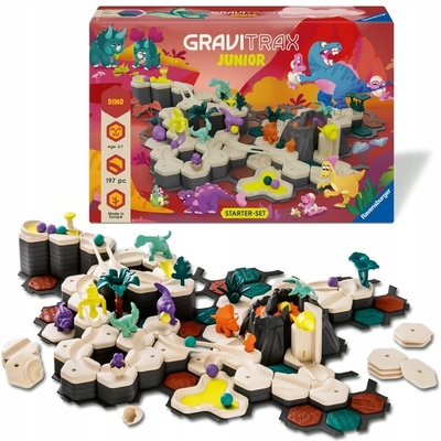 RAVENSBURGER GraviTrax Junior Startovní sada XXL Dino – Zboží Mobilmania