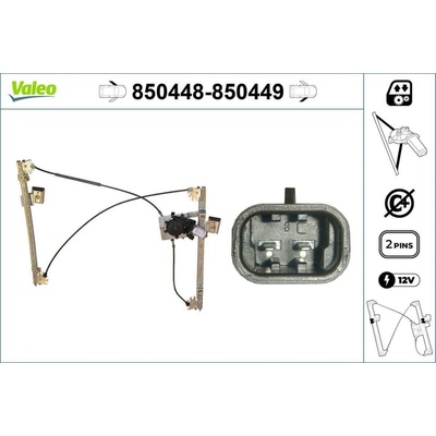 Zvedací zařízení oken VALEO 850449