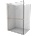 Mexen Kioto+ душ панел с рафт Walk-in 100 x 200 см, черна рамка, четкана мед - 800-100-121-65-70 (800-100-121-65-70)