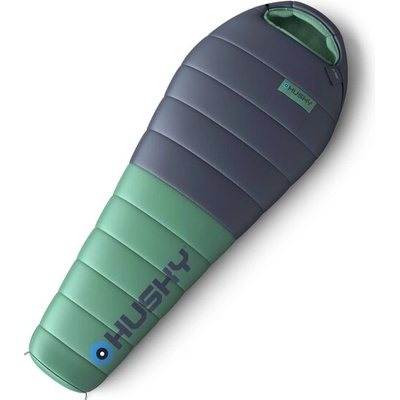 Husky Трисезонен пухен спален чувал Dinis -10, син/мента (hsk-HC0-0060)