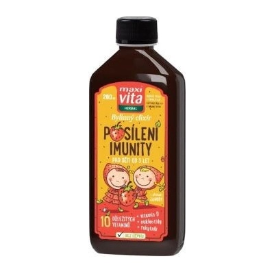 Maxi Vita bylinný elixír Sila. imunita pre deti 200 ml