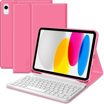 Tech-Protect Калъф с блутут клавиатура за iPad 10.9 10 / 2022 / 11 11 / 2025 от Tech-Protect SC Pen - Magenta (5906302335251)