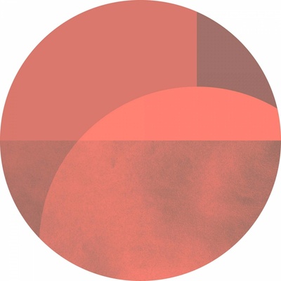Komar Dots D1-002 Kulatá samolepicí fototapeta Západ slunce průměr ø 125 cm