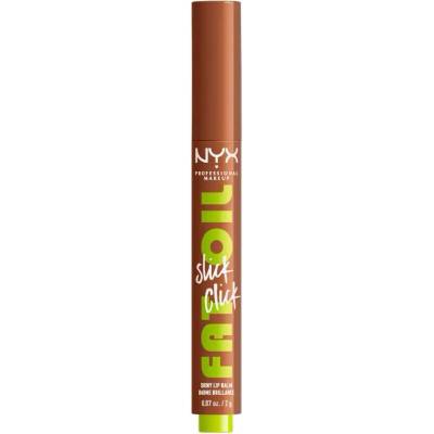 NYX Professional Makeup Fat Oil Slick Click rtěnka Hnědá 2 g