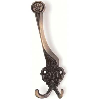 Háček 506 staromosazný leštěný 152 x 52 x 68 mm