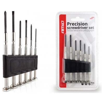 Sada presných skrutkovačov, 6 ks