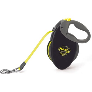 flexi Giant Neon L Ролетен повод за куче 8м лента до 50kg