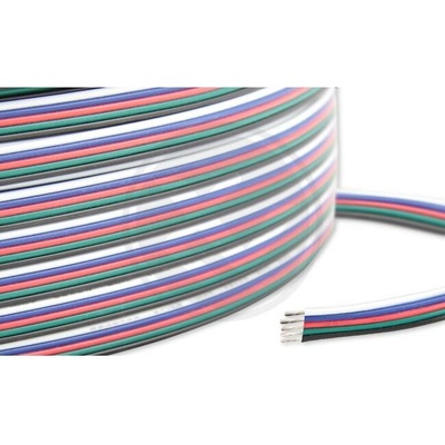 RGBW kabel 5x0,35mm, 1m