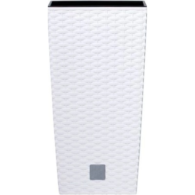 Prosperplast Kvetináč RATO SQUARE s vkladom 24 cm biely