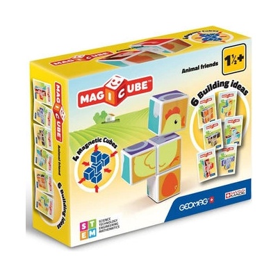 Geomag Magicube - zvířátka