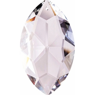 Nefertitis List oválný Feng Shui broušený křišťál čirý 7,4 cm NF29888 - 74 mm
