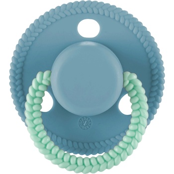 Lorelli Силиконова залъгалка с капаче Lorelli - Circle, 0 м+, Blue (10220750001)