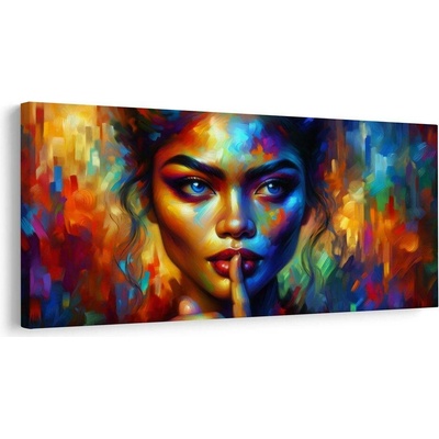 Obraz tajemná žena - 120x60