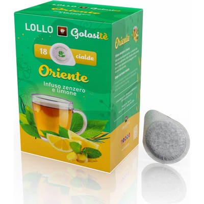 Lollo Caffé Rozpustný nápoj Oriente Zázvor s Citronem E.S.E. pody 18 ks