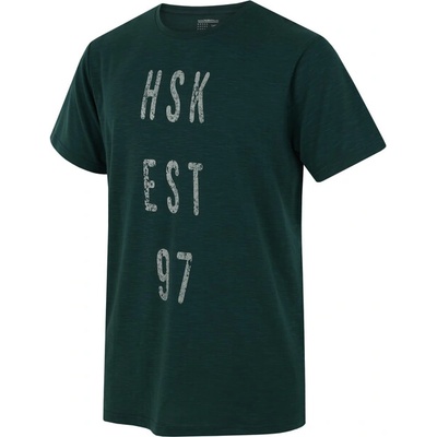 HUSKY Мъжка функционална тениска HUSKY Tingl M, тъмнозелена (hsk-CHP-0038-002)