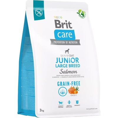 Brit Care Grain-free Junior Large Breed Salmon 2 x 3 kg