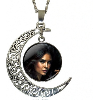 Origoska Řetízek The Vampire Diaries (Upíří deníky) půlměsíc Elena Gilbert EG2 Stříbrná