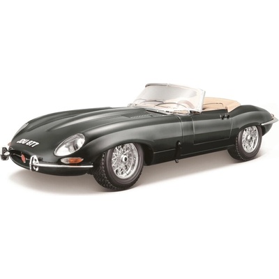 Bburago Auto Jaguar E Type Cabrio zelené 1:18