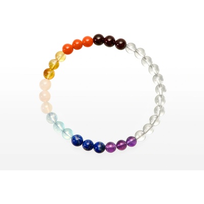 SVĚT KAMENŮ s.r.o. Čakra (křišťál) náramek 6 mm 00163781