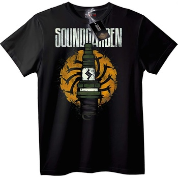 NOONEBRAND Тениска Soundgarden Искра Щепсел - XL, White